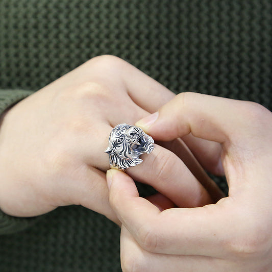 Tiger Head Ring