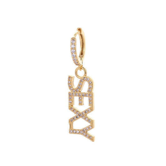 Word Earrings (Multi-Choice)