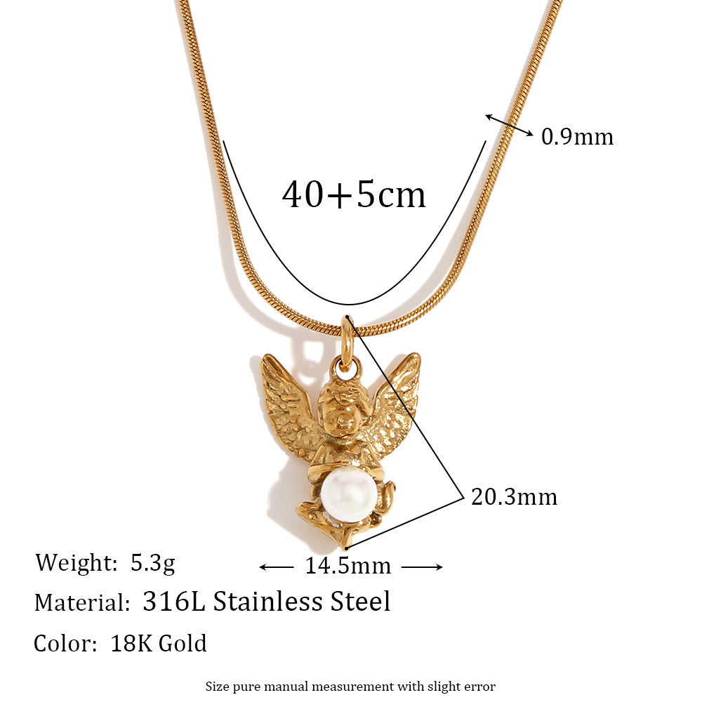 Angel Necklace & Earrings