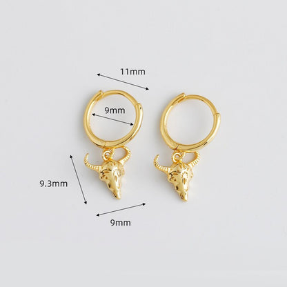 Ox Head Earring