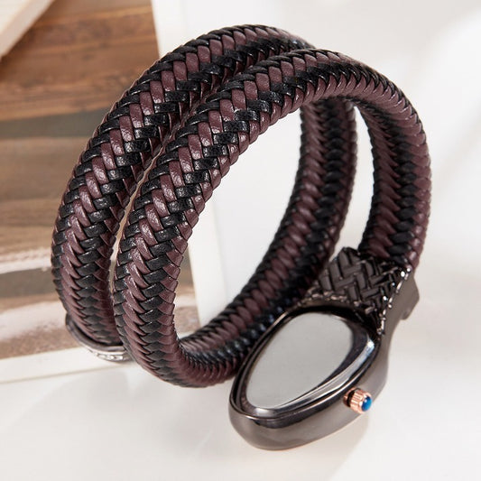 Leather Snake Watch