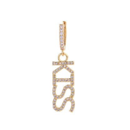 Word Earrings (Multi-Choice)