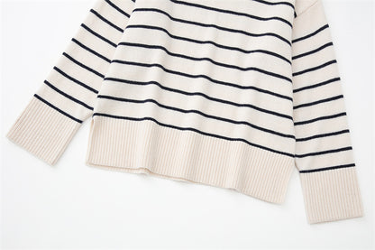 Striped Knit Sweater