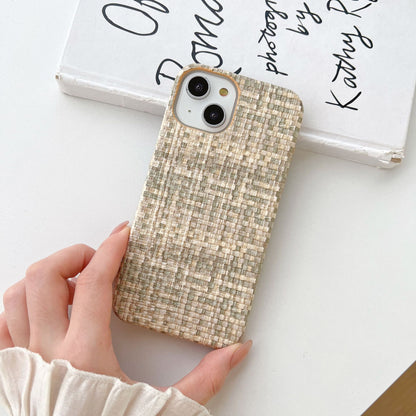 Woven Plaid Mobile Case