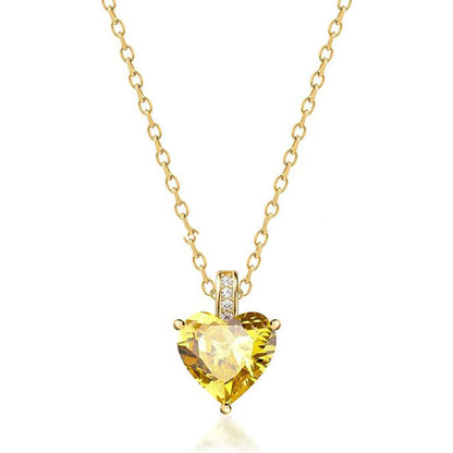 Birthstone Fashion Simple Necklace