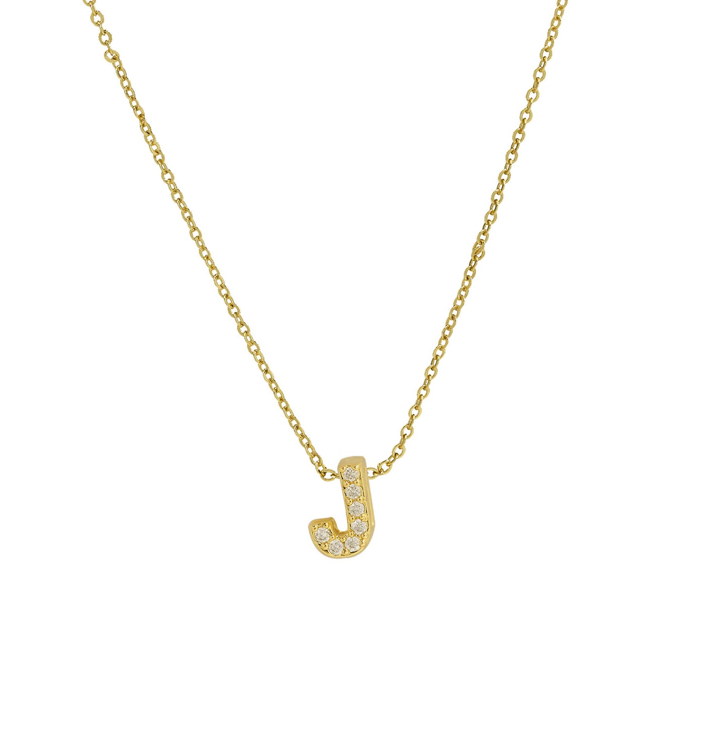 Diamond Letter Necklace