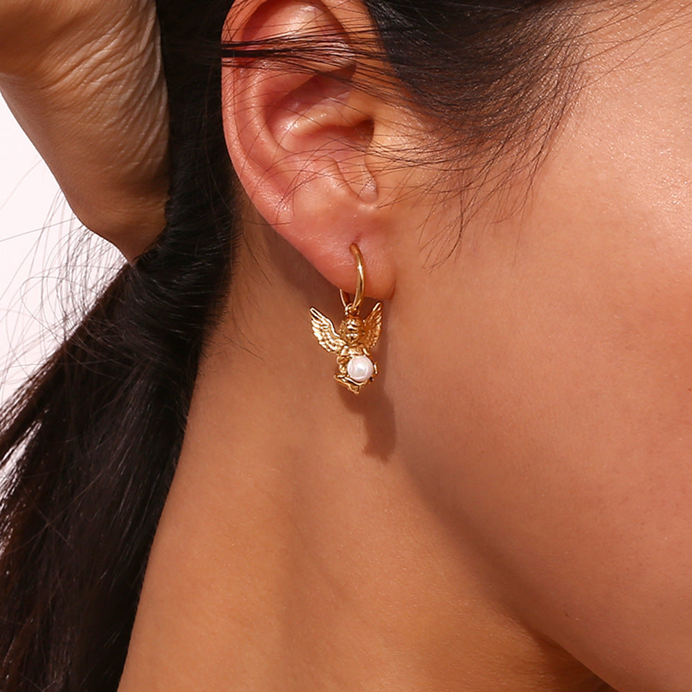 Angel Necklace & Earrings