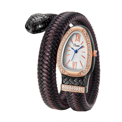 Leather Snake Watch