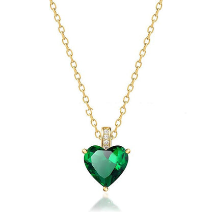 Birthstone Fashion Simple Necklace