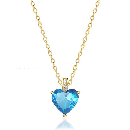 Birthstone Fashion Simple Necklace