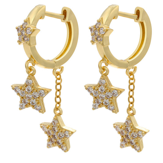 Set Star Earrings
