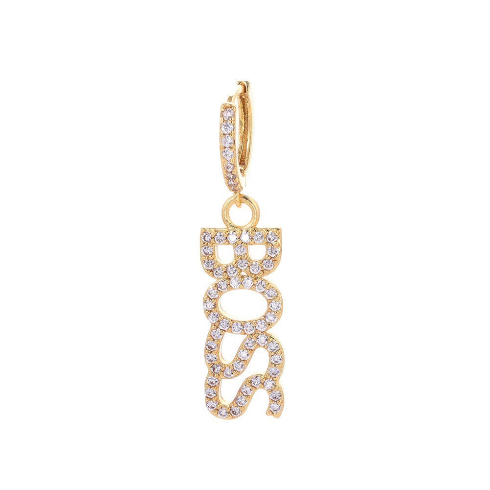 Word Earrings (Multi-Choice)