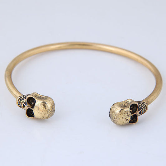 Vintage Double-sided Skull Bracelet