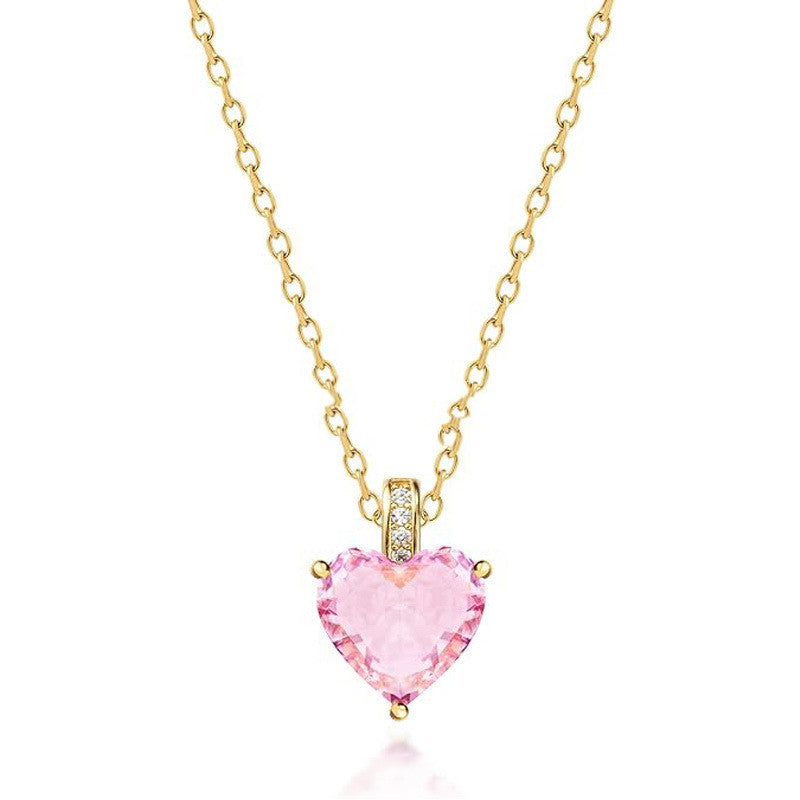 Birthstone Fashion Simple Necklace