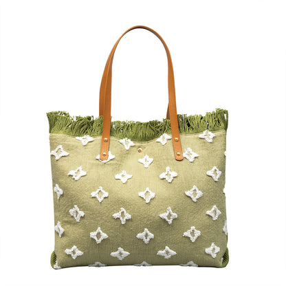 Double-layer Fabric Handbag Tassel