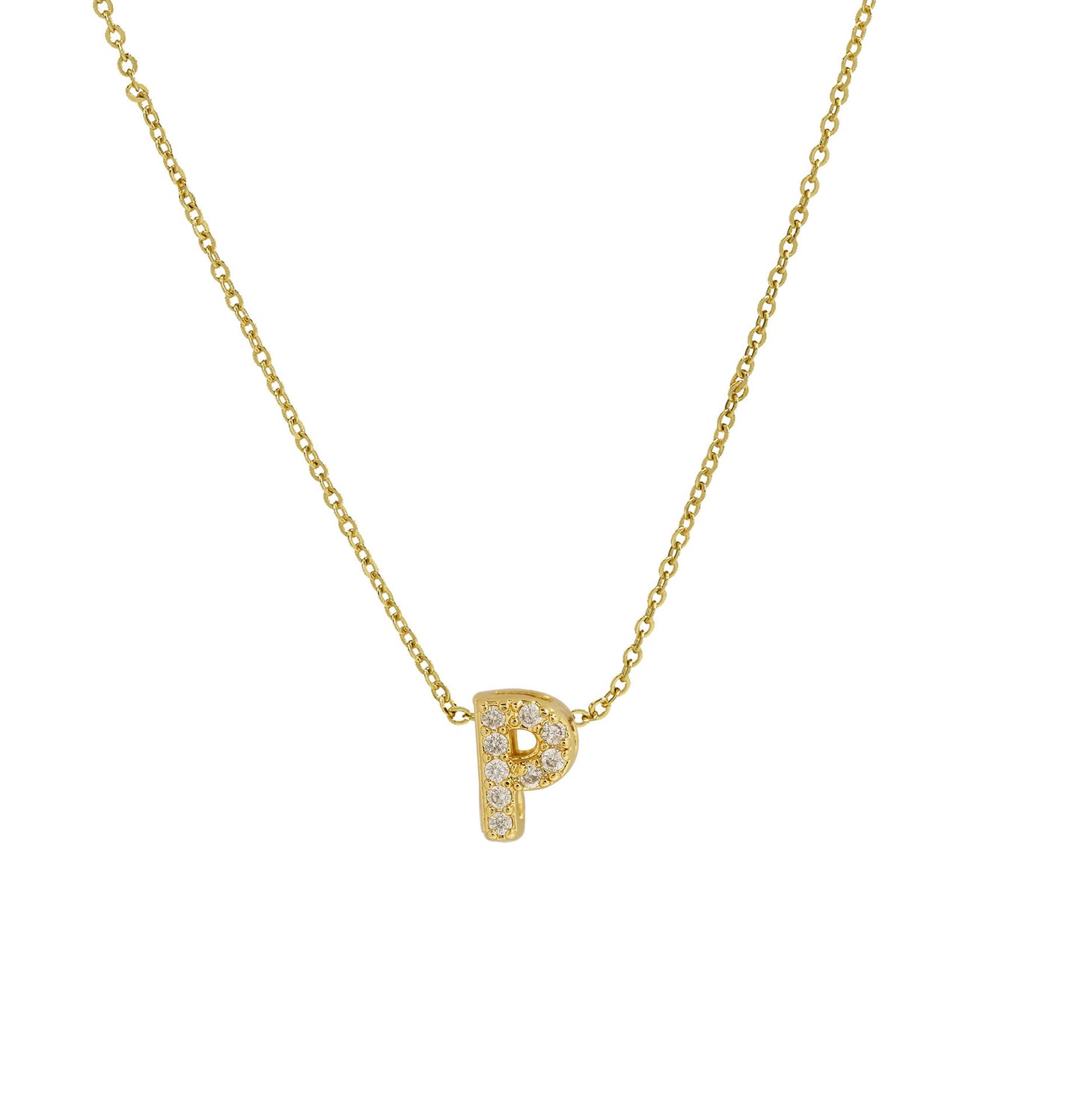 Diamond Letter Necklace