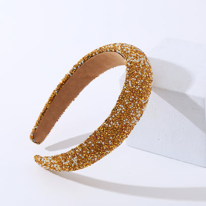 Full Diamond Pearl Headband